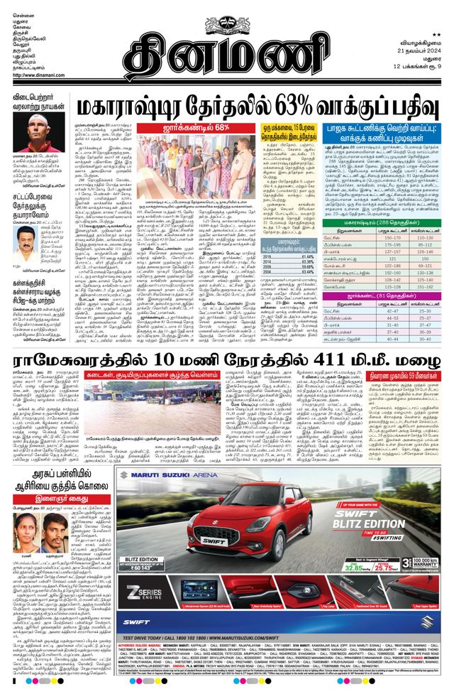 Dinamani Ramanathapuram & Sivagangai