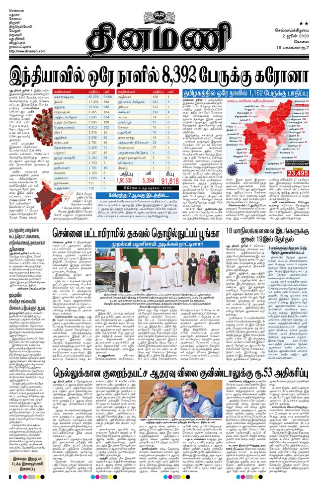 Dinamani Erode & Ooty