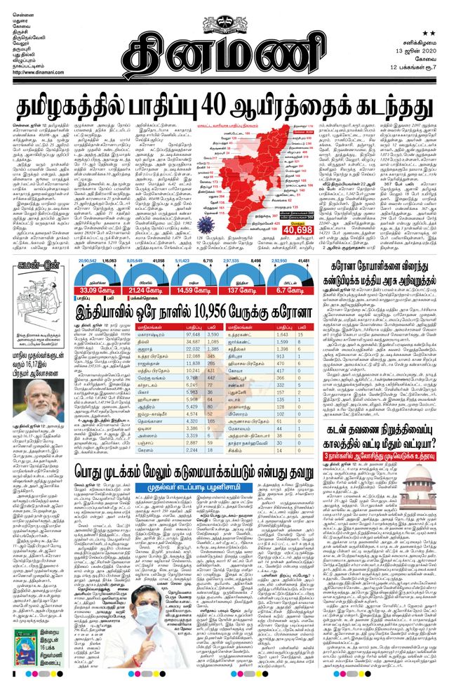 Dinamani Erode & Ooty