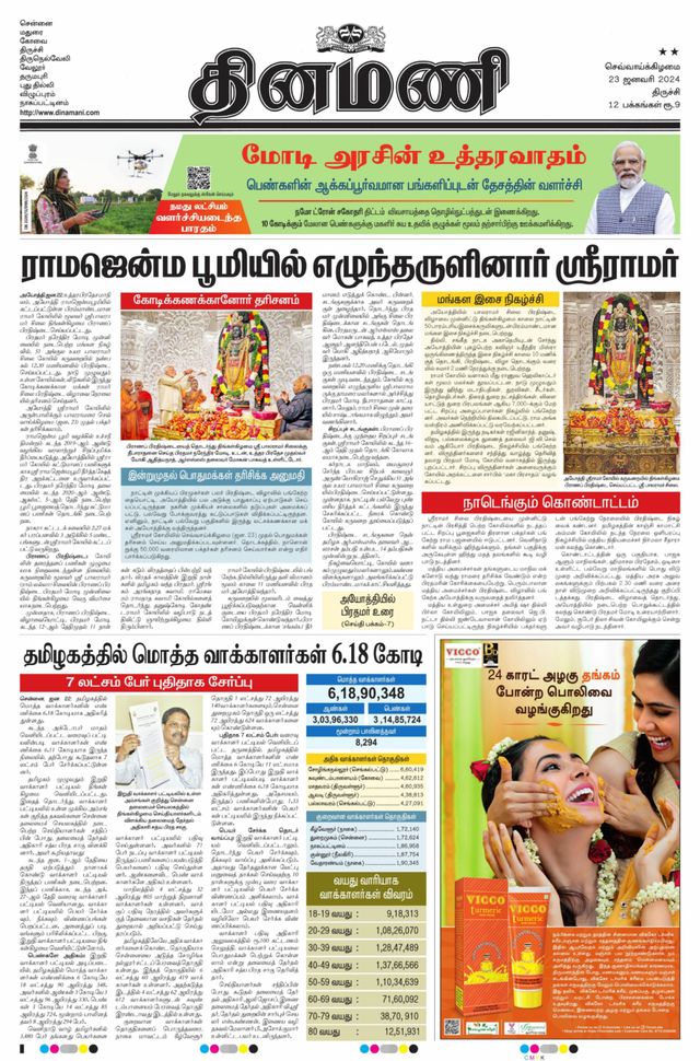 Dinamani Karur