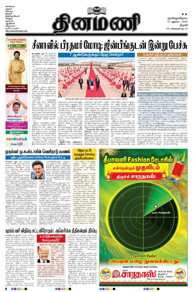 Dinamani Pudukkottai