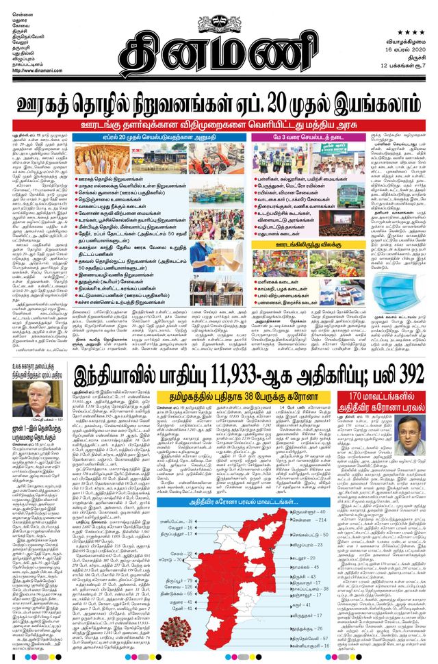 Dinamani Thanjavur