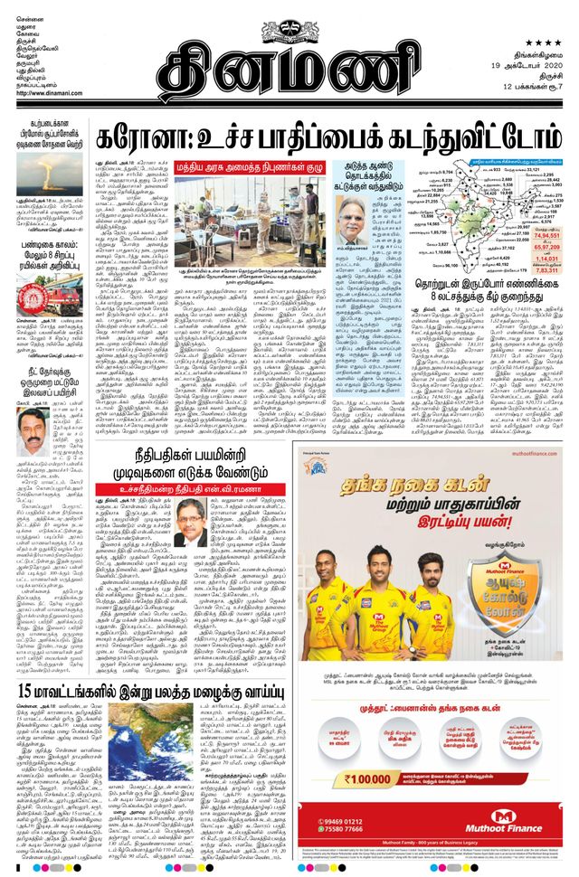 Dinamani Thanjavur
