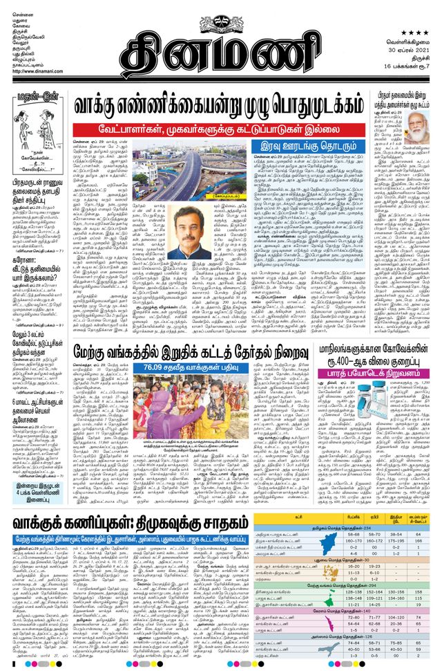 Dinamani Thanjavur