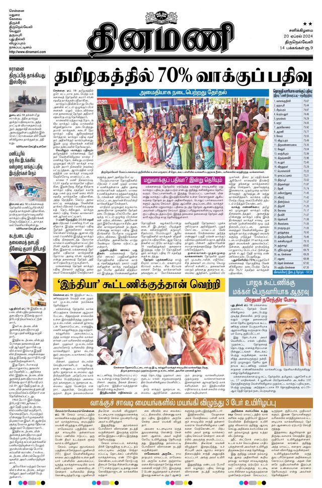 Dinamani Tenkasi