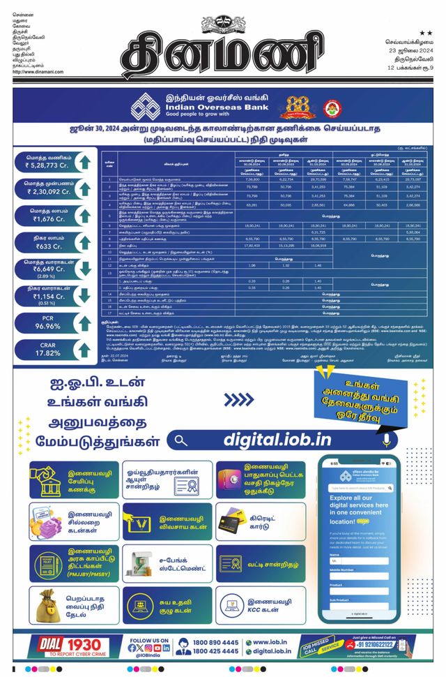 Dinamani Tenkasi