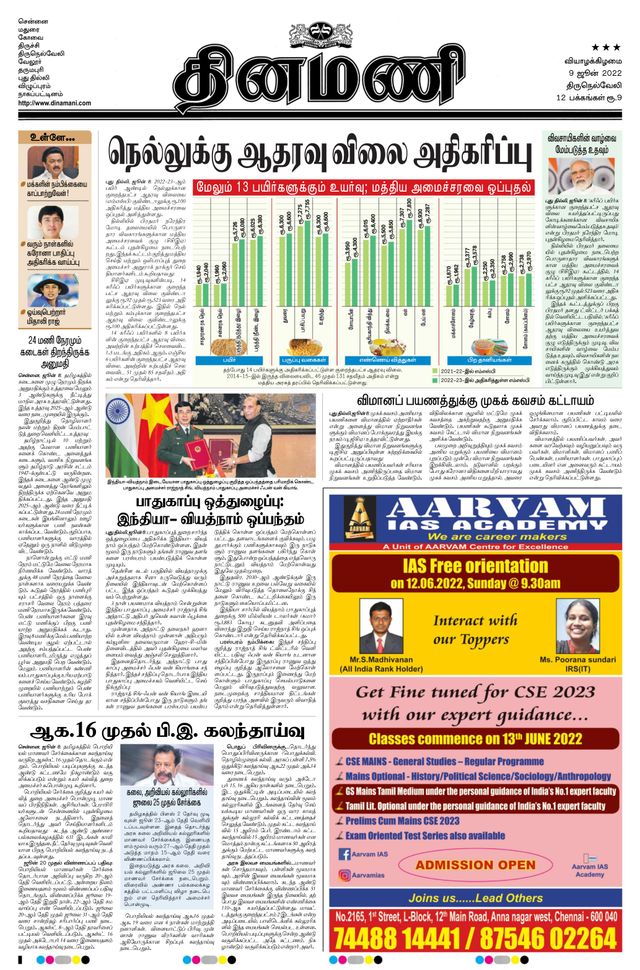 Dinamani Kanyakumari