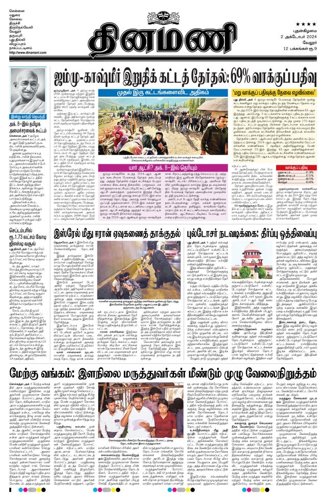 Dinamani Vellore