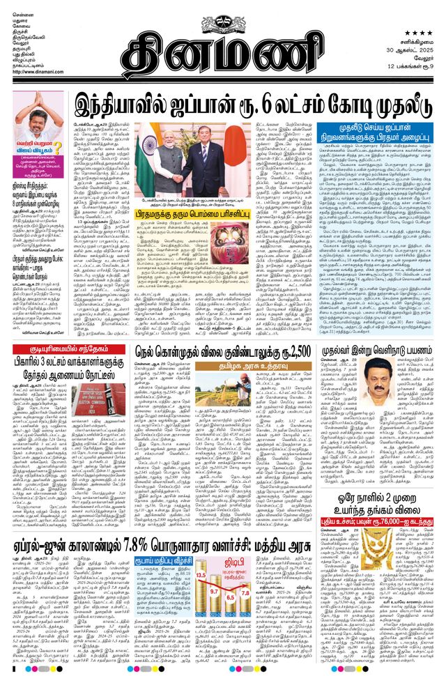 Dinamani Vellore