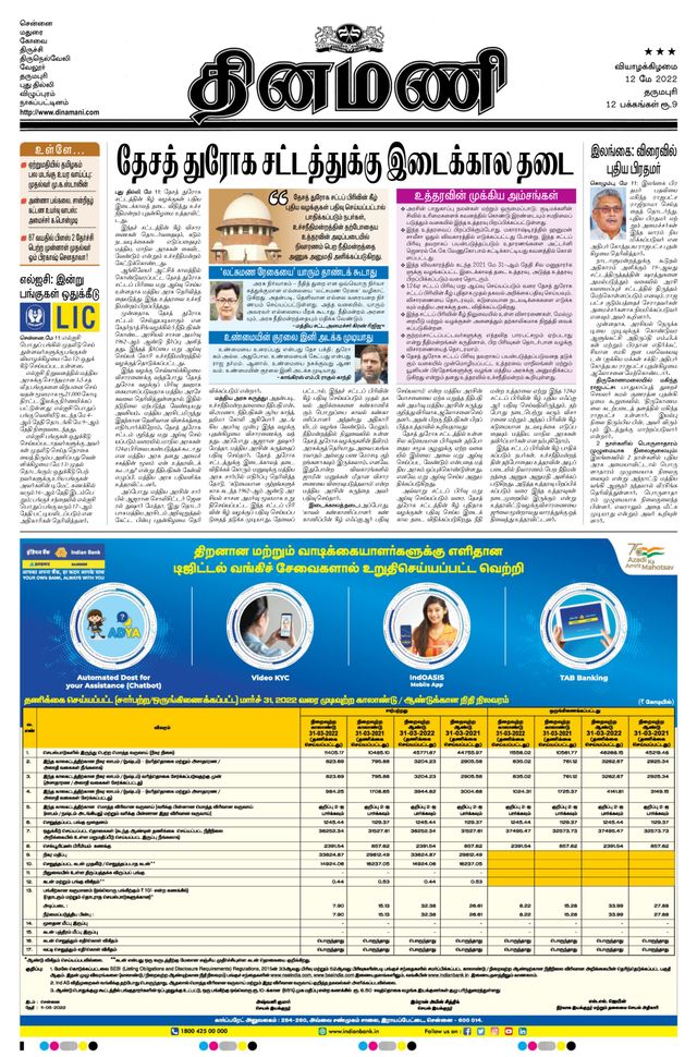 Dinamani Salem