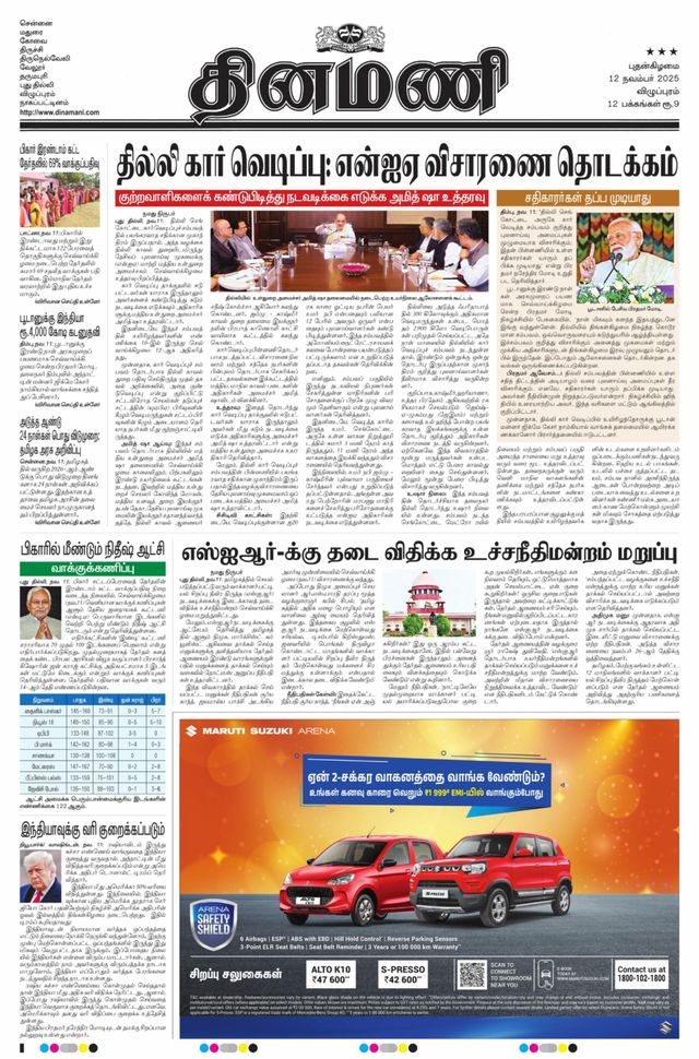 Dinamani Tiruvannamalai