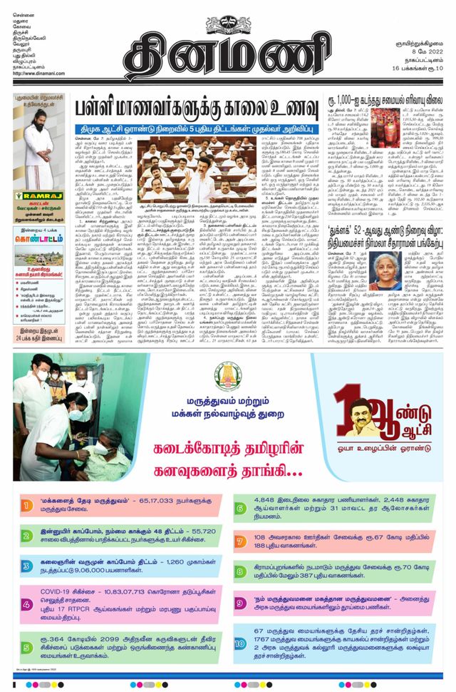 Dinamani Tiruvarur