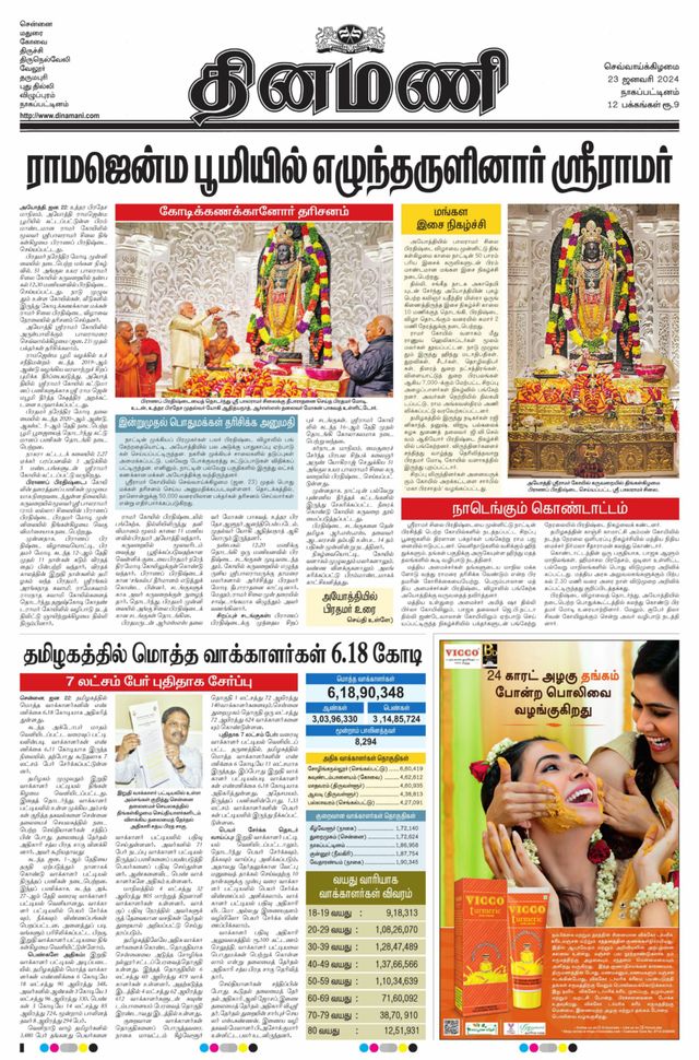 Dinamani Tiruvarur