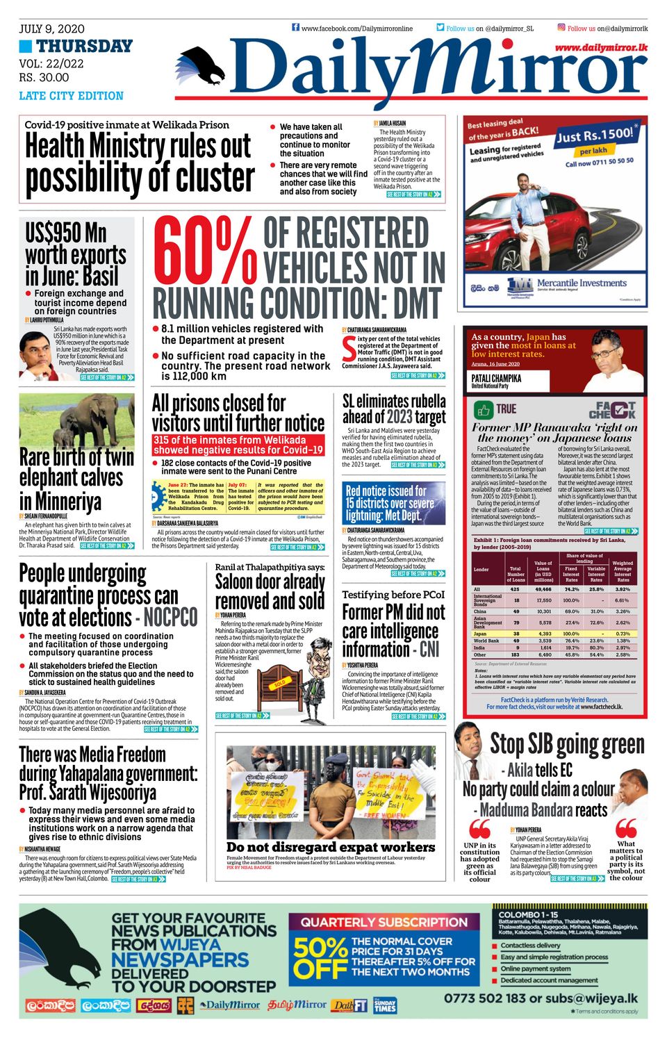 daily-mirror-sri-lanka-july-9-2020-newspaper