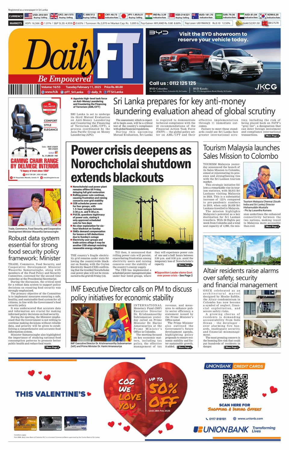 Daily Ft Epaper Get digital access to Daily FT - February 11, 2025 issue | Magzter.com
