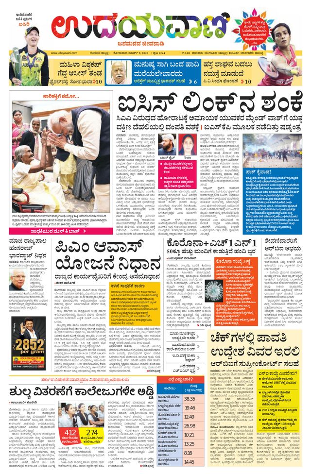 Udayavani Hubballi