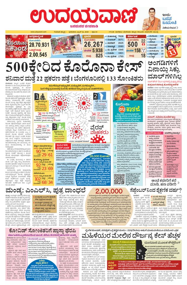 Udayavani Hubballi