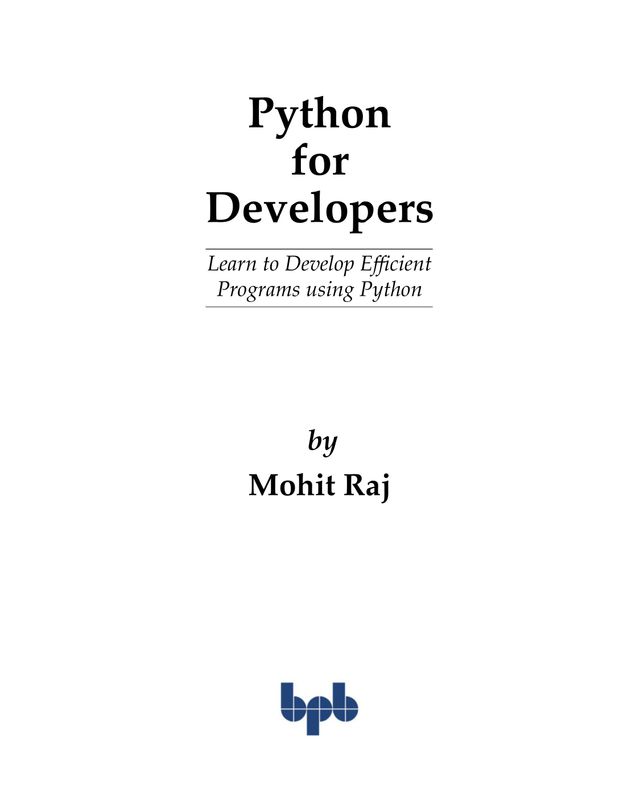 Python for Developers