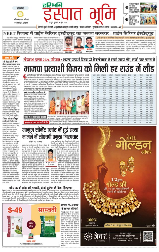Haribhoomi Raipur Ispat Bhumi