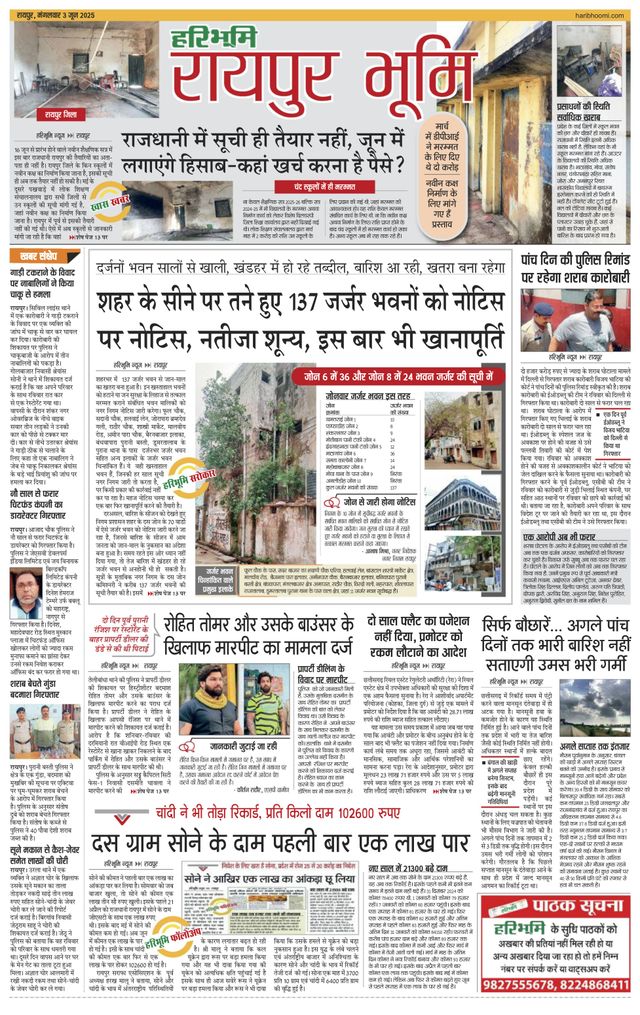 Haribhoomi Raipur Bhumi
