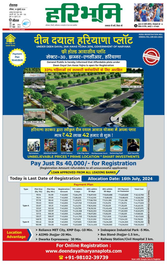 Haribhoomi Rohtak