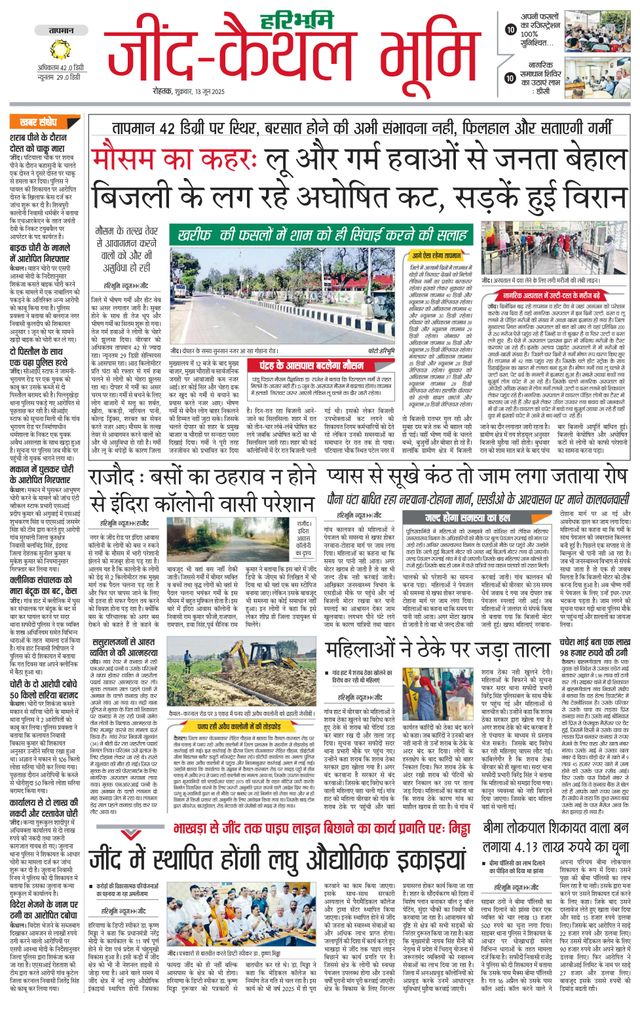 Haribhoomi Rohtak Jind