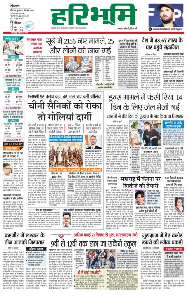 Haribhoomi Rohtak Jhajhar