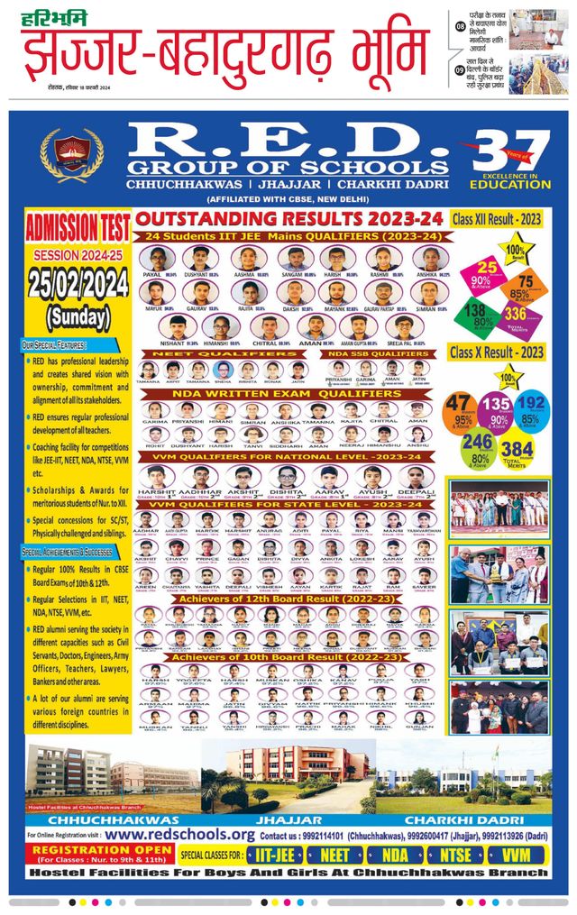 Haribhoomi Rohtak Jhajhar