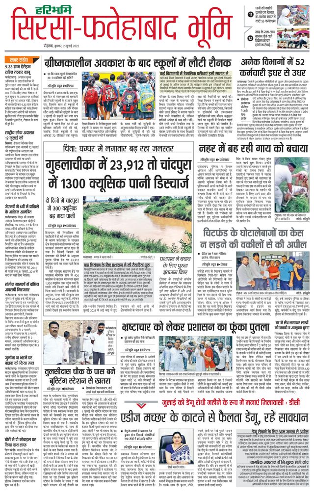 Haribhoomi Rohtak Fatehabad