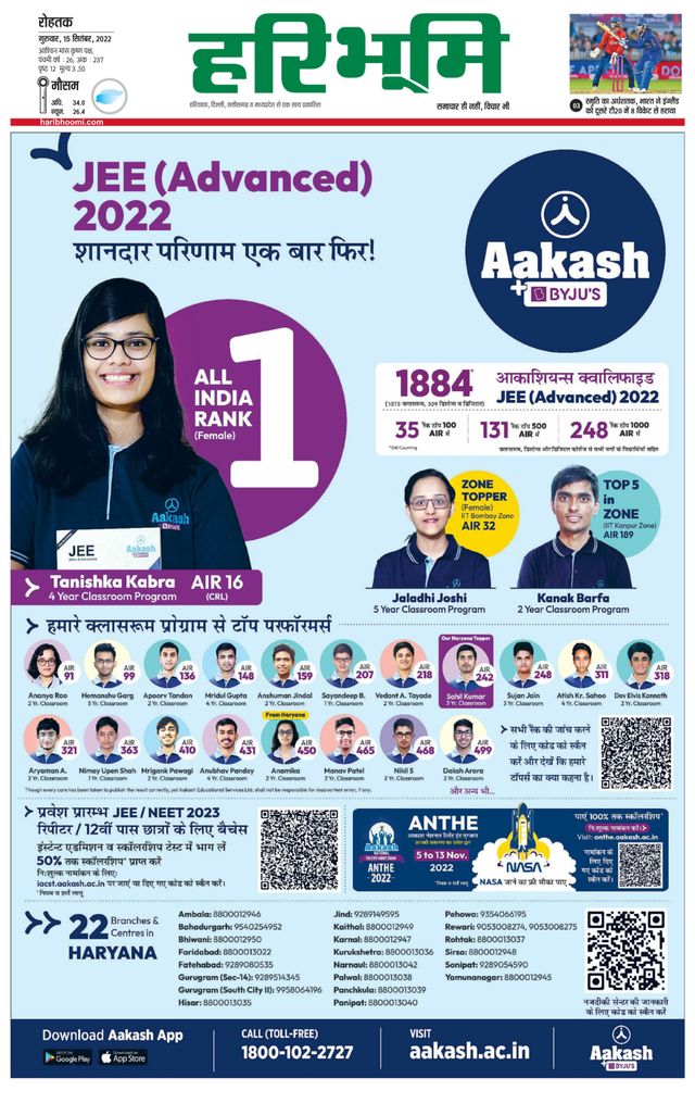 Haribhoomi Rohtak City