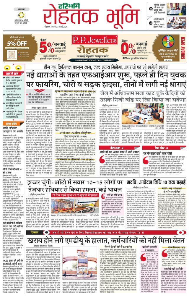 Haribhoomi Rohtak City