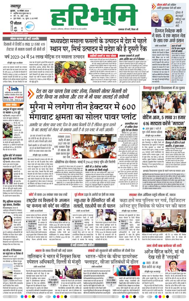 Haribhoomi Jabalpur