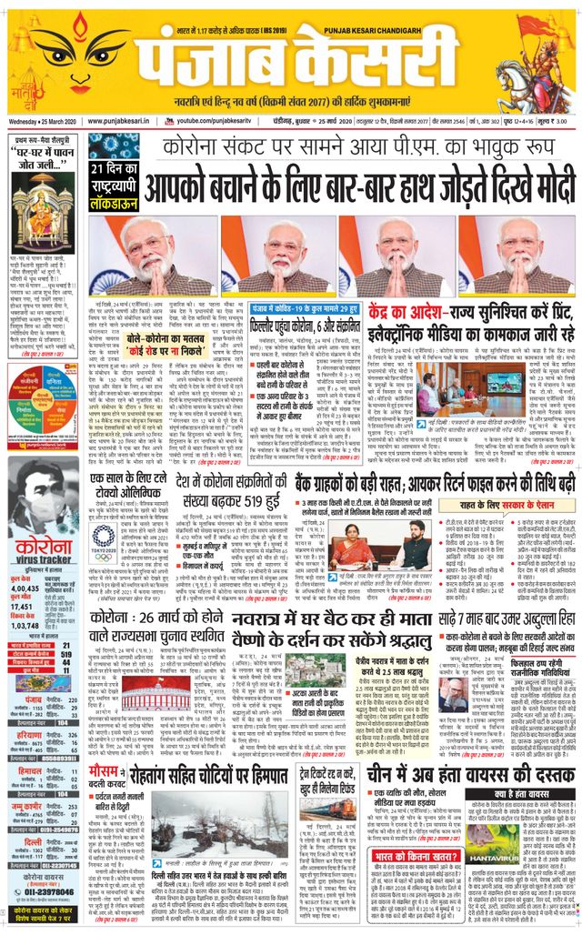 Punjab Kesari Chandigarh