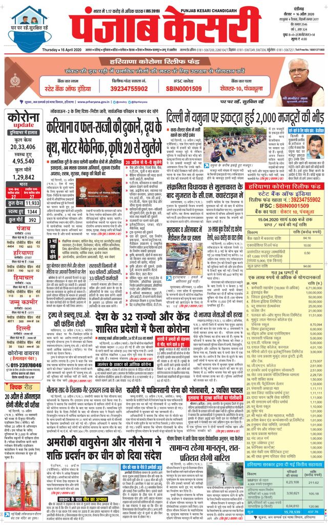 Punjab Kesari Chandigarh