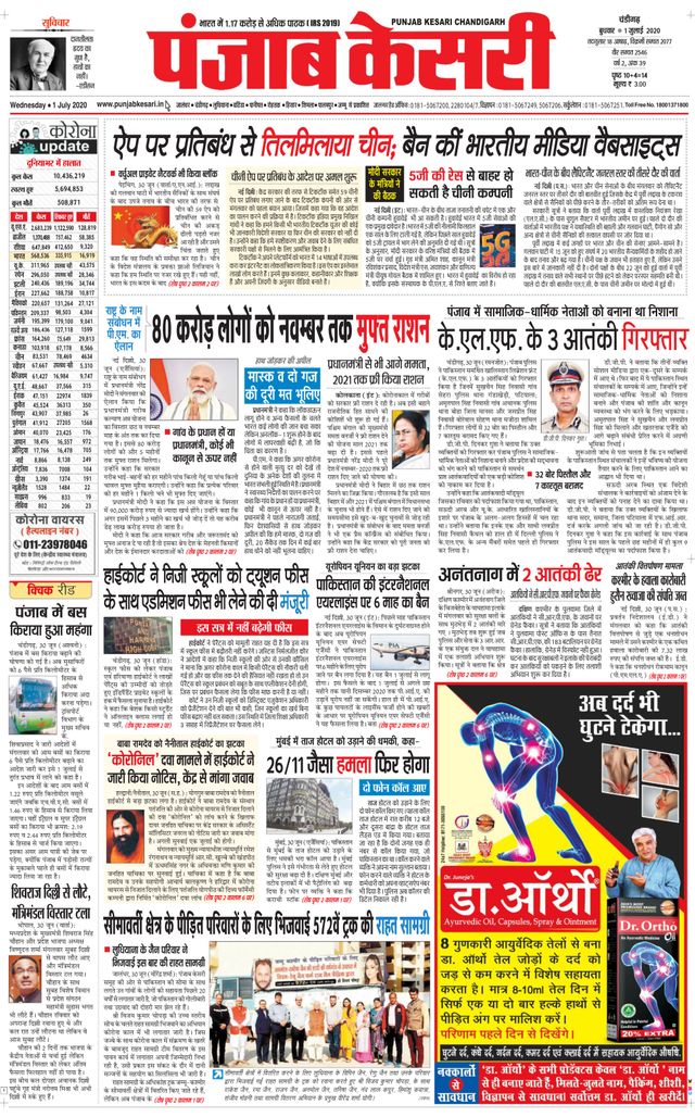Punjab Kesari Chandigarh