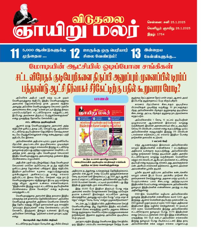 Viduthalai Sunday Malar