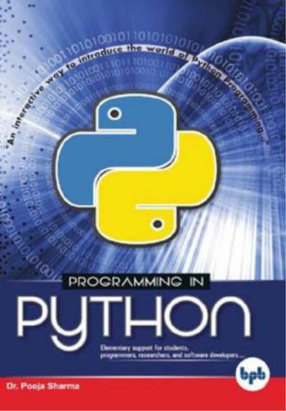 Programming in Python  Cover - First Edition 2017 Edition