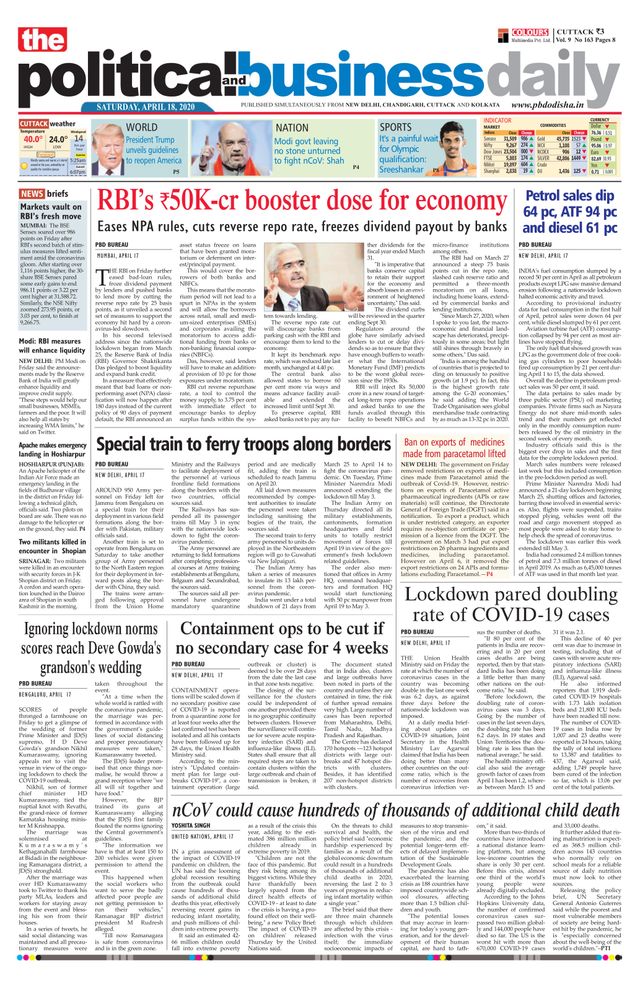 The Political and Business Daily