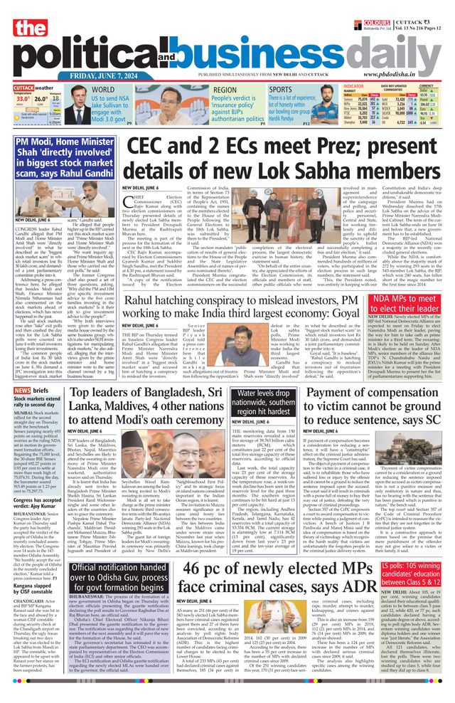 The Political and Business Daily