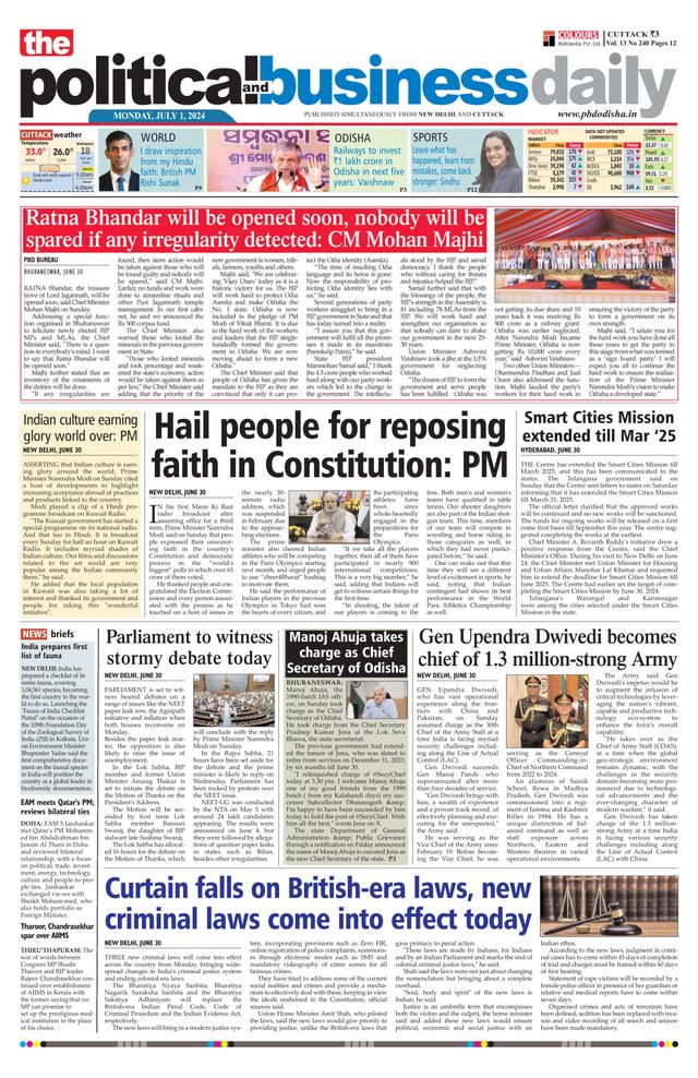 The Political and Business Daily