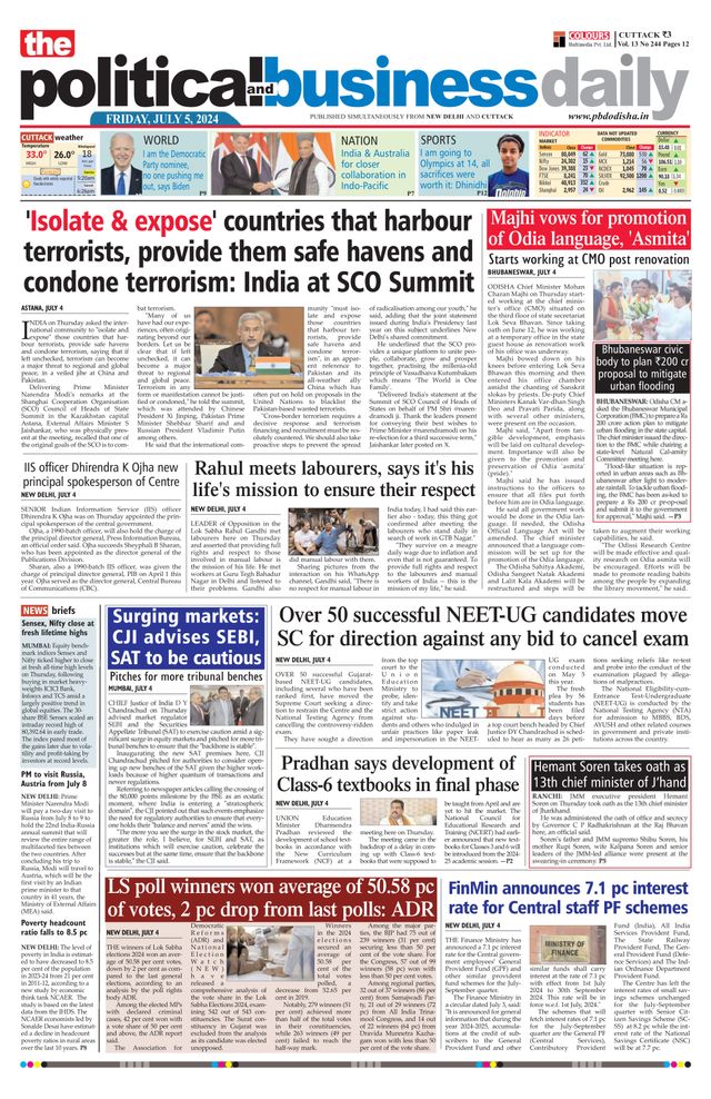 The Political and Business Daily