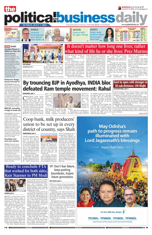 The Political and Business Daily