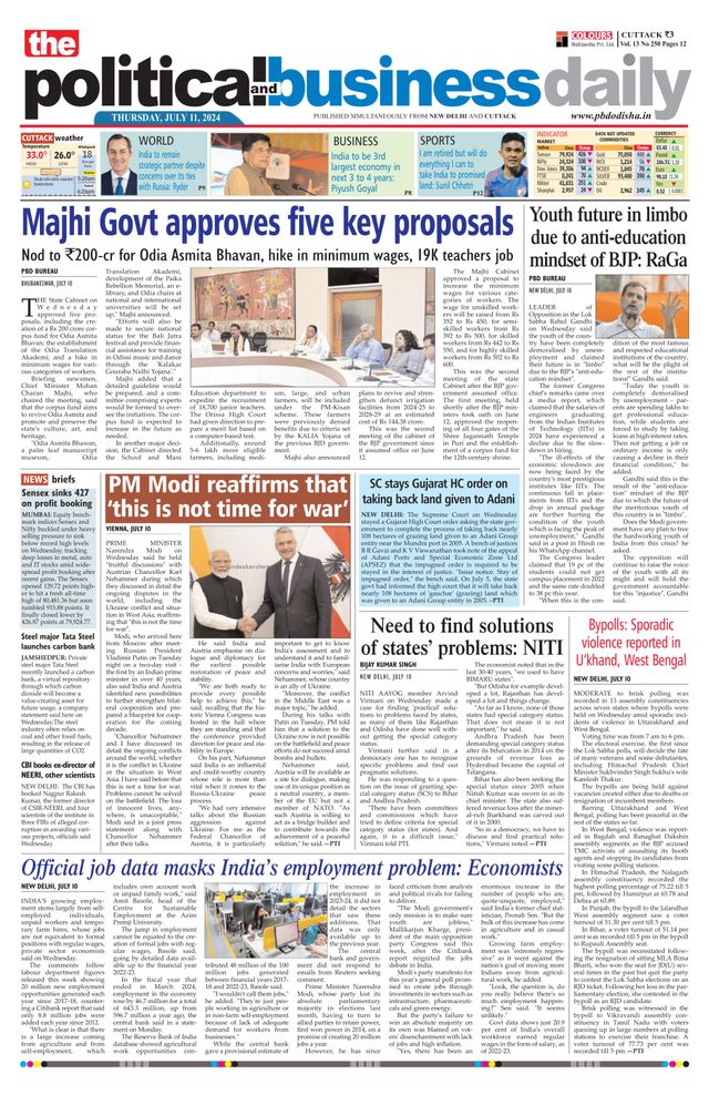 The Political and Business Daily