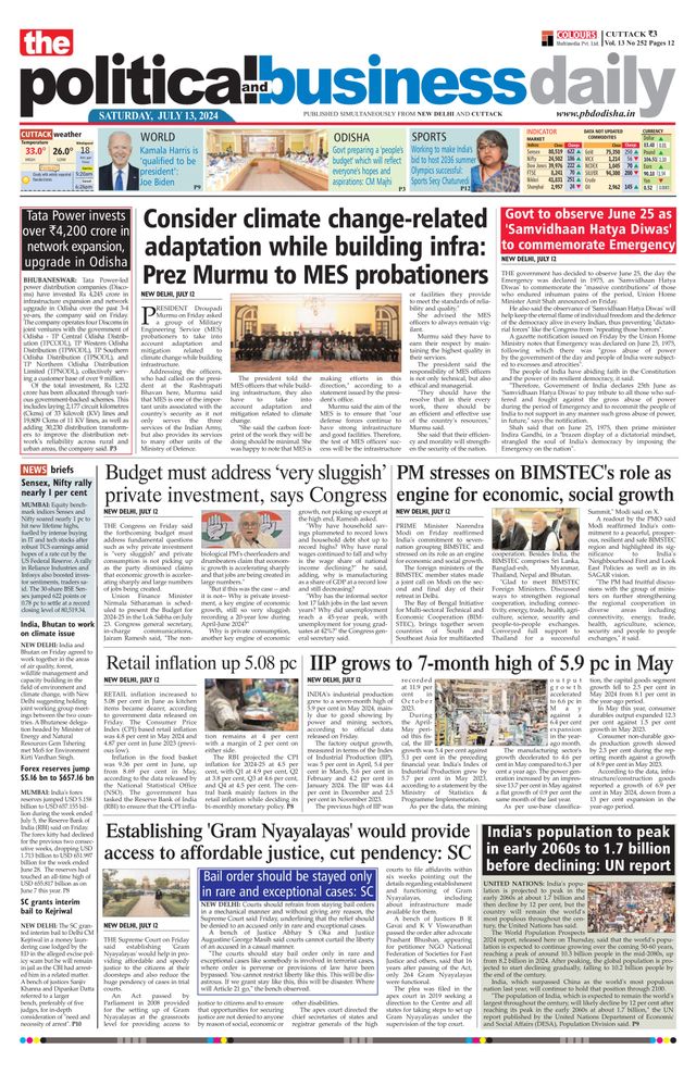 The Political and Business Daily