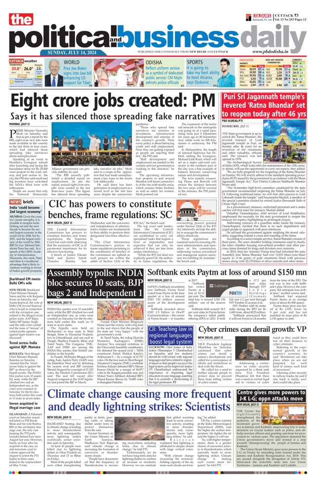 The Political and Business Daily