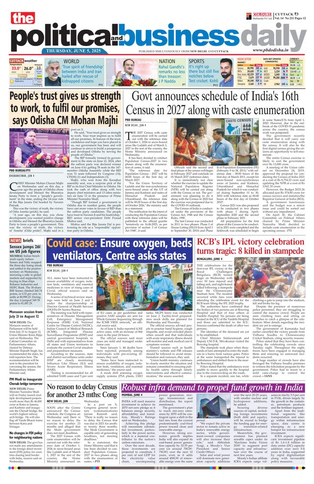 The Political and Business Daily