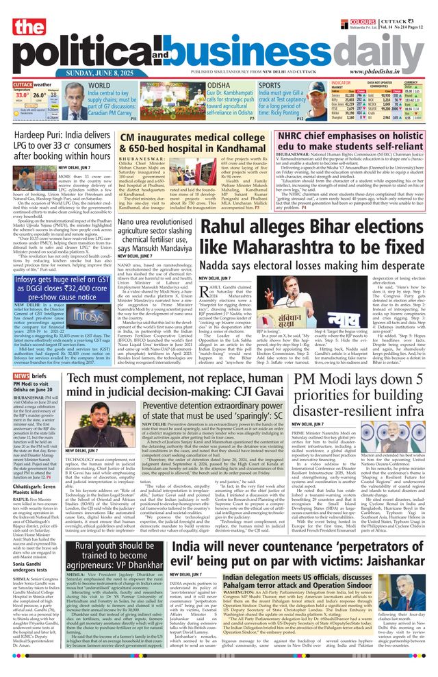 The Political and Business Daily