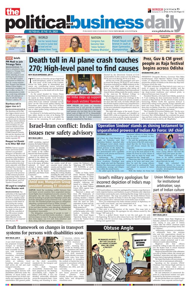 The Political and Business Daily
