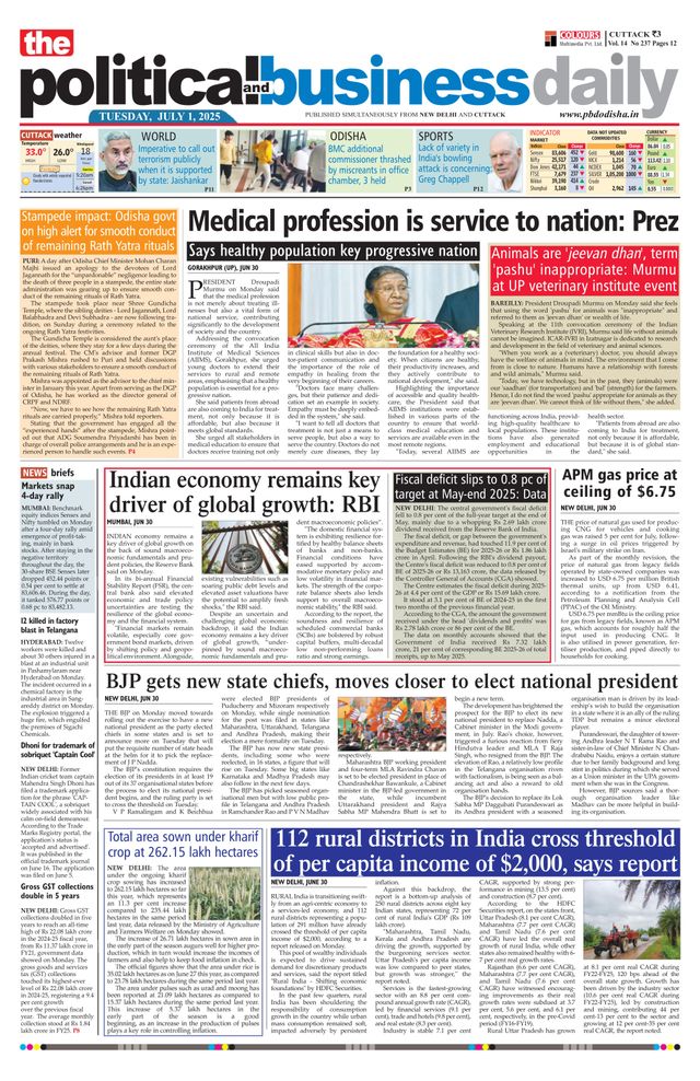 The Political and Business Daily