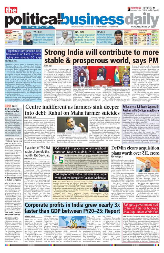 The Political and Business Daily